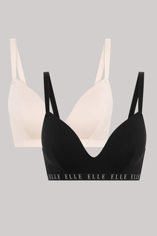 Multi Pack (2) Padded Smooth Non Wired Bras