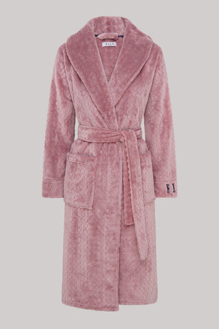 Hexagon Robe in Dusty in Pink