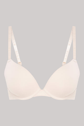 Multi Pack (2) Padded Smooth Bras Branded Strap