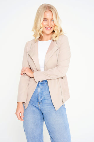 Elle Abbie Jacket in Stone