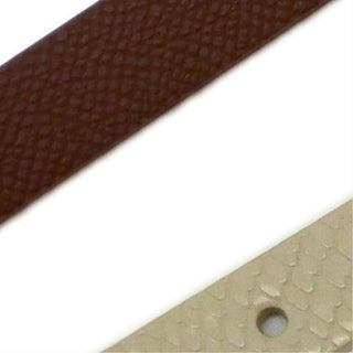 Trixie Skinny Belt Twin Pack in Tan Cream Snake