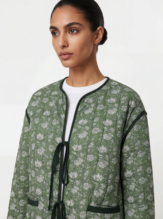 Frida Quilted Jacket Green