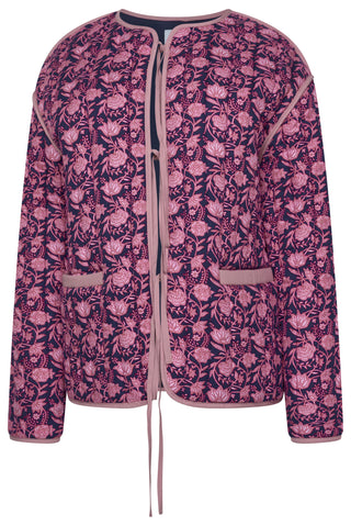 Frida Quilted Jacket Navy