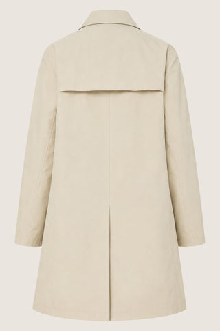 Jennifer Single Breasted Basic Mac in Ivory