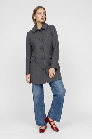 Pepper Coat Dark Grey