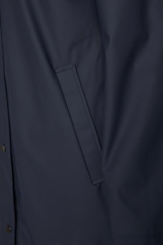 Ruby Lee Rubberised Mac Navy