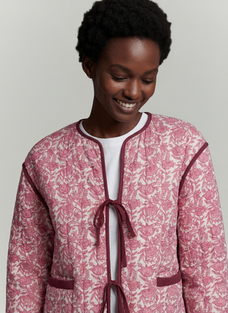 Frida Quilted Jacket Pink